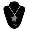 Y2K Accessories Starfish Necklace Pendant Beach Choker Vintage Conch Clavicle Chain Party