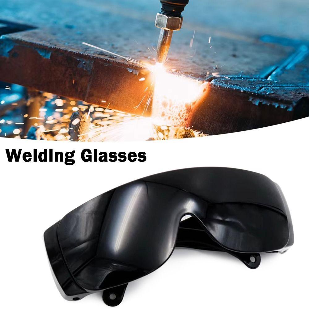 Black Welding Protective Glasses Anti-impact Safety Goggles Scratchproof Welding Glasses
