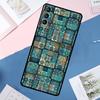 Эстетичный чехол-мозаика в стиле бохо для Samsung Galaxy S24 Ultra S20 S21 S22 S23 S25 Ultra S9 S10 Plus S25 FE Задняя крышка