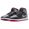 Мужские кроссовки Air Jordan 1 Mid Bred Shadow серо-черные цементно-серые DQ8426-006