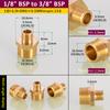 Латунный трубный шестигранный ниппельный фитинг 1/8" 1/4" 3/8" 1/2" 3/4" 1" BSP наружная резьба быстроразъемный адаптер соединитель для воды нефти газа