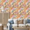Beige, gold and orange ink wallpaper for living room and bedroom 50x1000