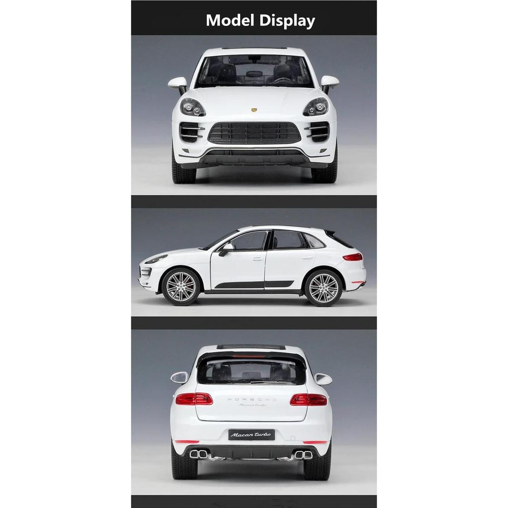 Welly 1/24 Porsche Macan Turbo внедорожник сплав модель автомобиля литой металл игрушечные транспортные средства модель автомобиля высокая симуляция коллекция детский подарок
