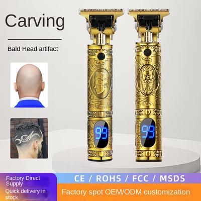 Специальная бытовая электрическая машинка для стрижки волос, электробритва для головы, винтажная электробритва для стрижки маслом, перезаряжаемая, с гравировкой