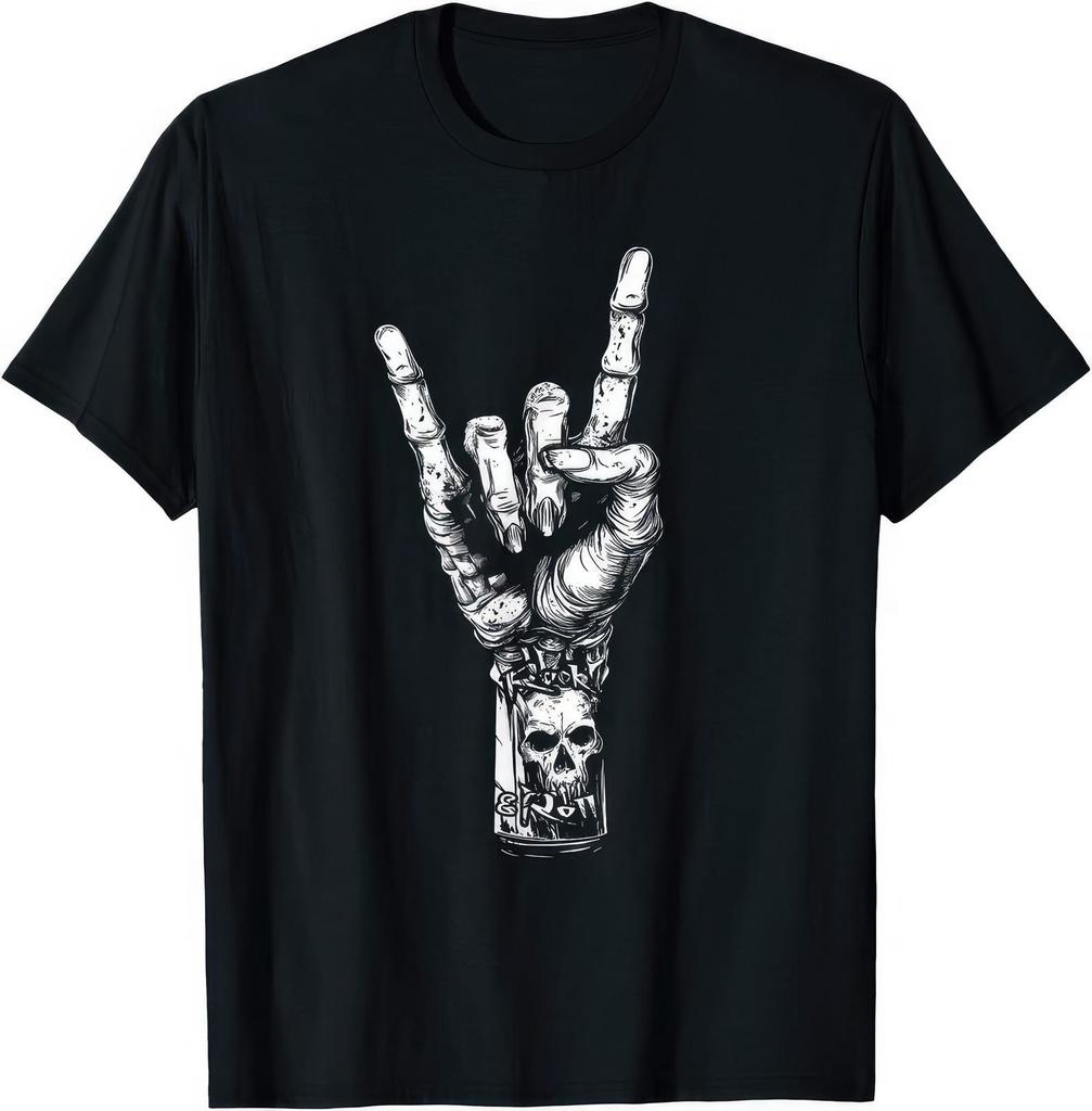 Rock n Roll Music Lover Festival Fist Punk Heavy Metal Grunge T shirt T-Shirt Mens Kids