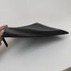 [Pre-Owned] Clutch Black Leather Logo Crosshatch Handbag Silver Hardware - Very Good #1MR3RUN