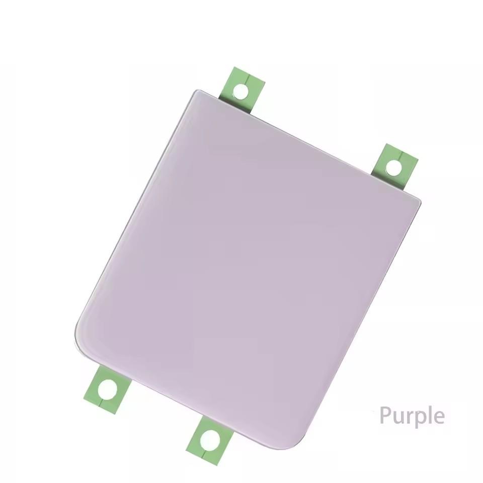 Glass Battery Cover For Samsung Galaxy Z Flip 5 5G F731 Rear Door Panel Housing Replace