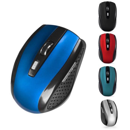 Беспроводная мышь 2,4G, эргономичная мышь для ноутбука с функцией Plug and Play с регулируемым USB-интерфейсом 800/1200/1600 точек на дюйм, оптическая мышь, компьютерные аксессуары