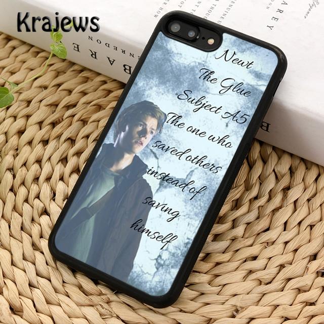 Чехол для телефона Krajews The Maze Runner Poster Newt для iPhone 17 Air 16 15 14 plus 11 12 13 pro max coque Fundas