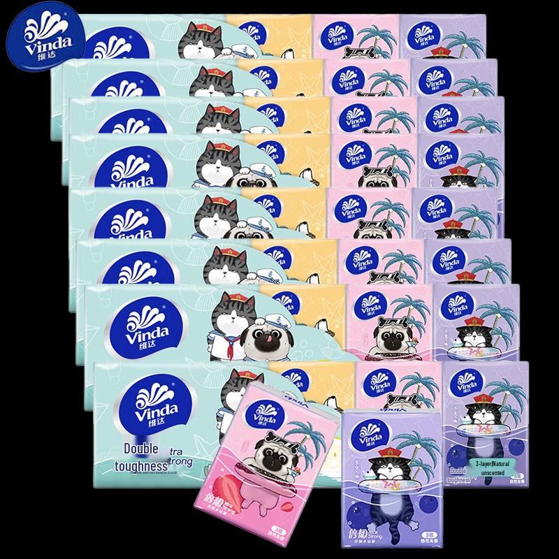 Vinda 3-Ply Extra Tough Facial Tissues