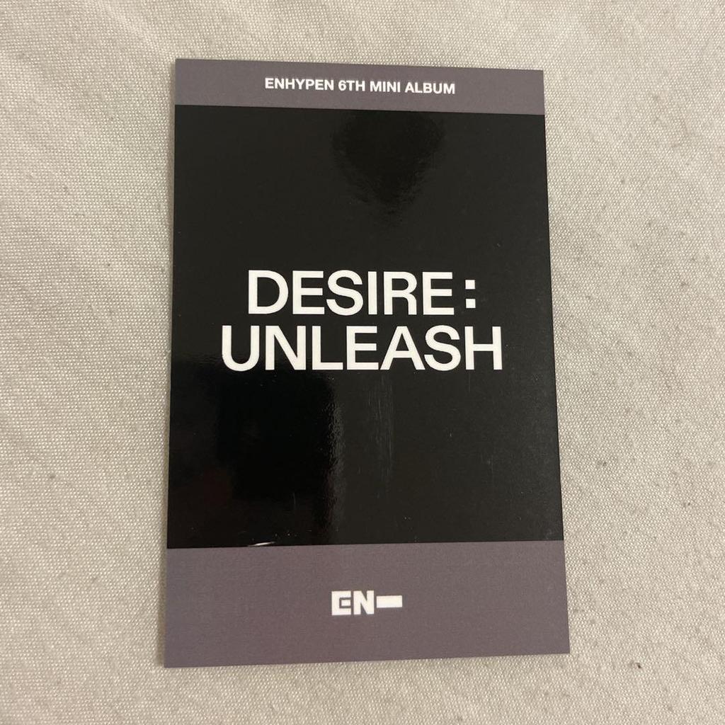 [USED] ENHYPEN DESIRED:UNLEASE Winner Exclusive Polaroid Sunghoon