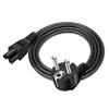 Laptop Adapter Cord 1.5M 3M EU Charger Cable IEC C5 Plug To C6 Socket Extension Cable for Dell Lenovo Asus Notebook TV Power Supply