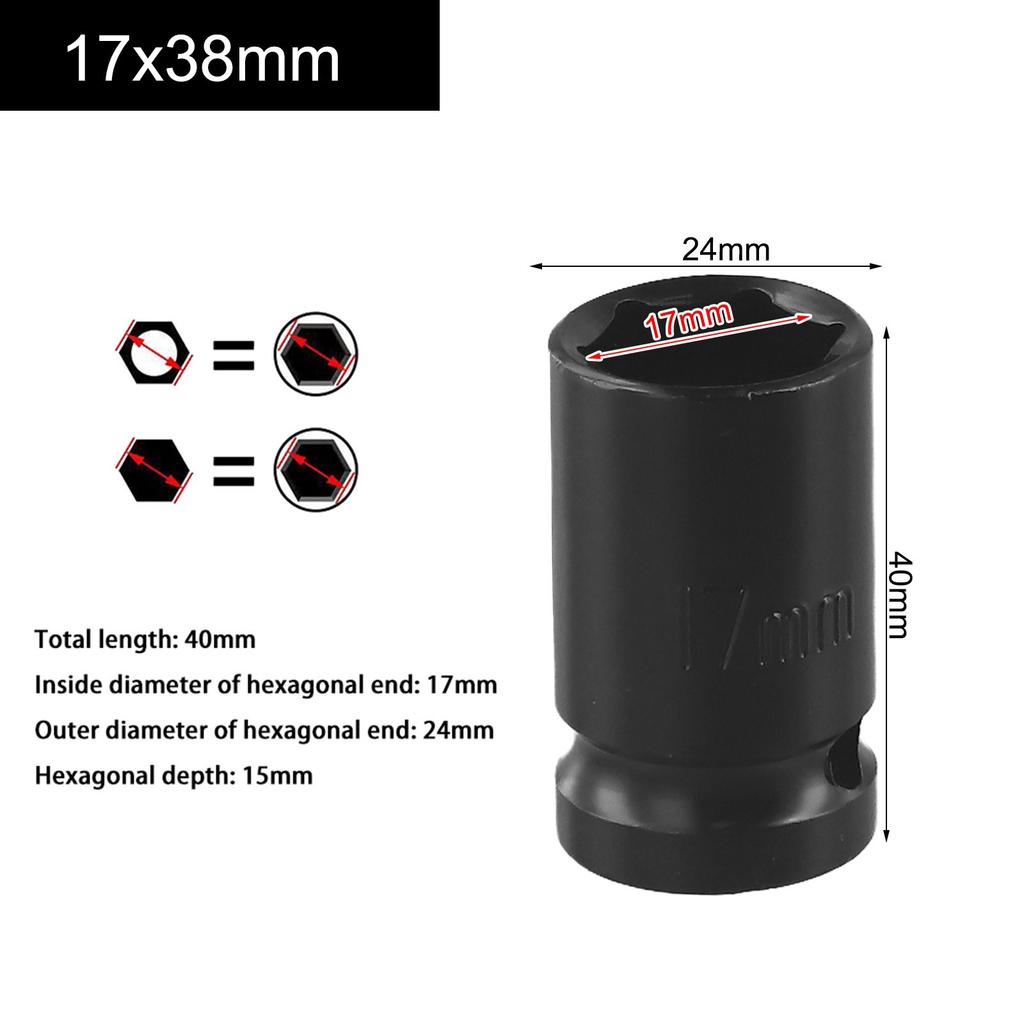 Торцевая головка для шуруповерта Инструмент для ремонта шин Гаечный ключ Торцевая головка для шуруповерта Простой в использовании