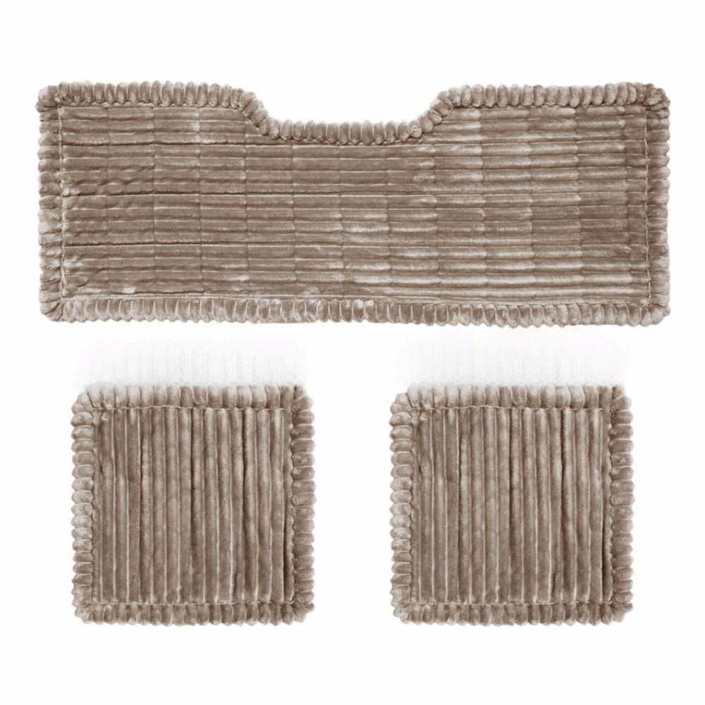 Non-Slip Bottom Auto Seat Pad Soft Fluffy Car Interior Supplies Car Seat Cushion Set Car Interior