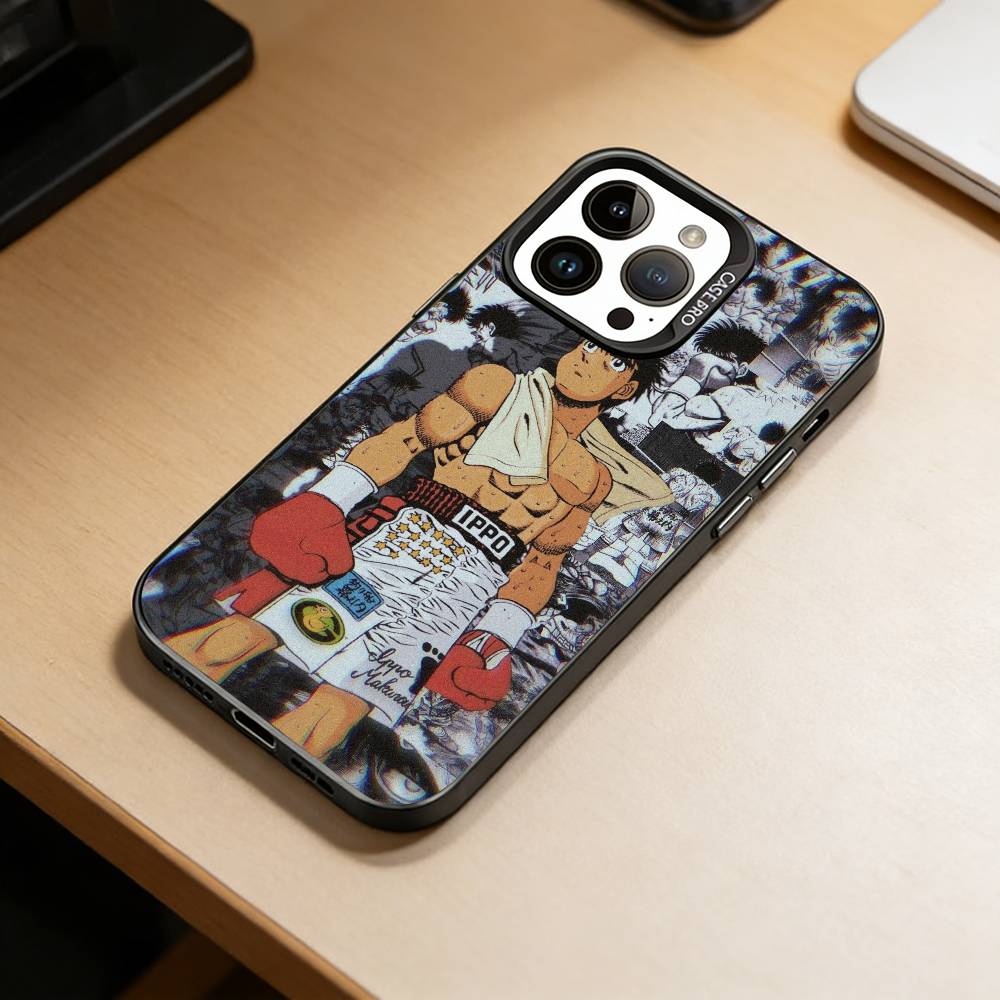 H-Hajime no-OO Ippo Phone Case For iPhone 17,16,15,14,13,12,11 Plus,Pro Max,XS,Colorful Silver Phone case Funda Cover