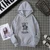 Hooded sweatshirt for women, loose oversized, autumn and winter 6826