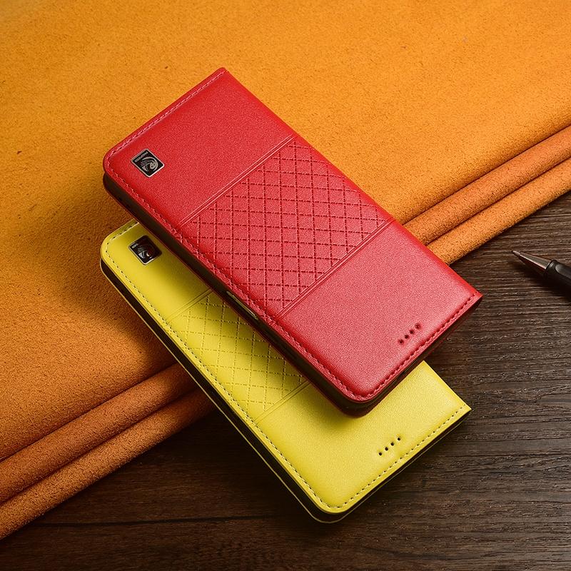 Чехол-книжка из натуральной кожи Наппа для Honor 7A 7X 7C 7S 8A 8S 8C 8X Max с магнитной застежкой, кошелек