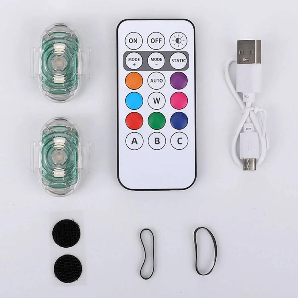 7-Color LED Indicator Light Universal Fit Motorcycle Modified Light Aviation Enthusiasts