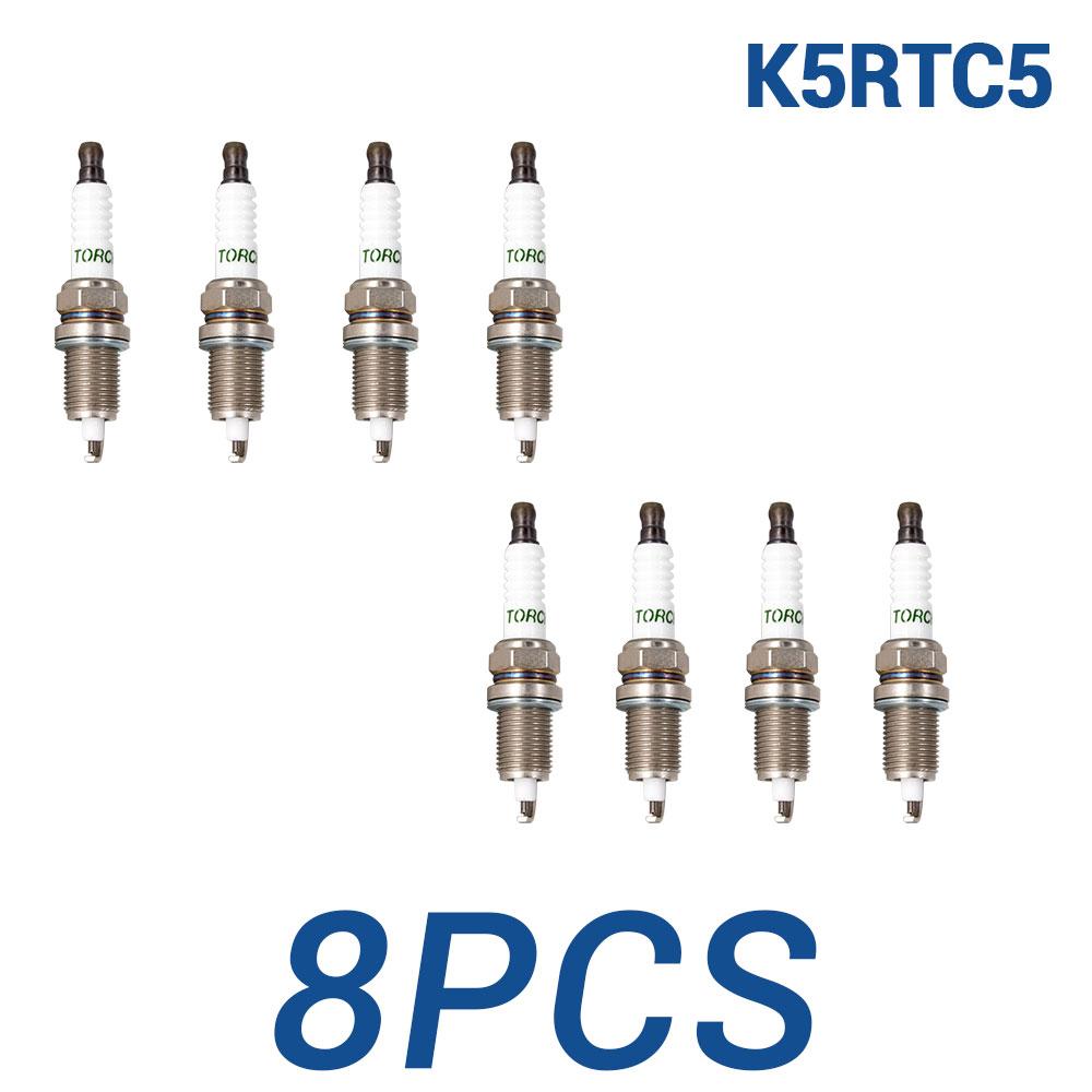 2-8PCS Candles Replace for ZFR5N CHAMPION RC12ECC OE115 China Original Spark Plugs TORCH K5RTC5 Ignition System Auto Parts