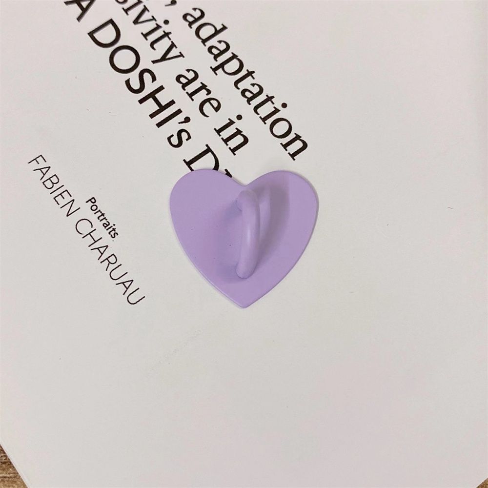 Charm DIY Phone Case Phone Clasps Hooks Phone Stand Holder Heart Finger Ring Phone Case Finger Ring