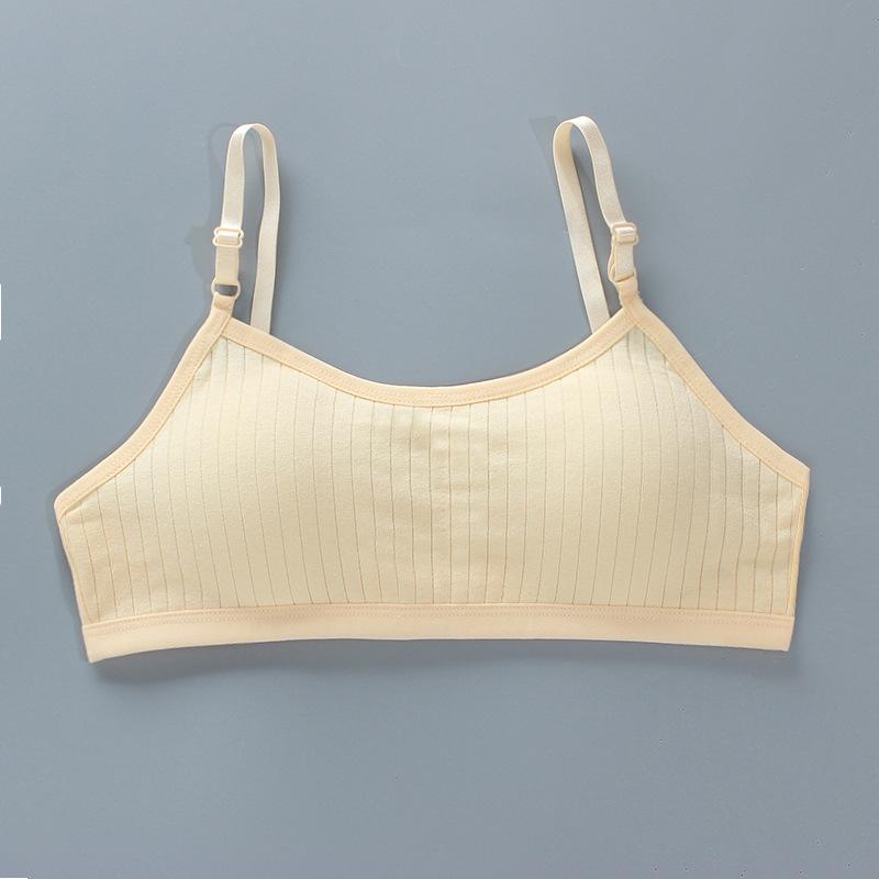 Teen Girls Training Bras Panties Set Kids Puberty Young Girls Cotton Sport Underwear Student Children Camisole Underclothes