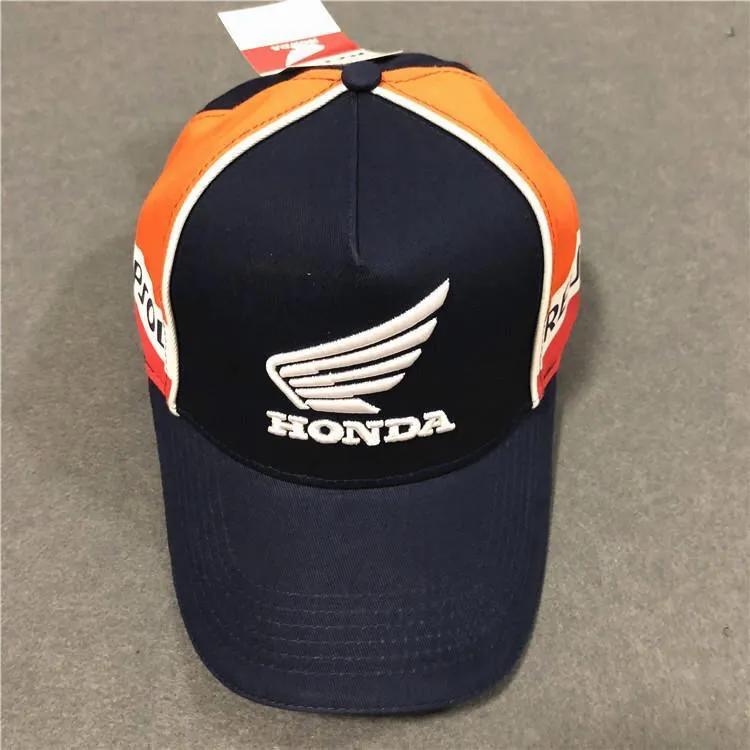 Honda-LOGO Racing Motorcycle Baseball Cap for Honda HRC CB400 CB650F CBF CRF NC750 Adjustable Outdoor Men Women Sport Casual Hat XI6
