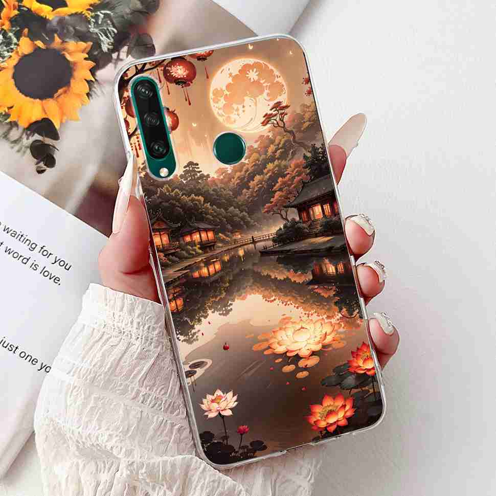For Huawei Y6p Case Popular Painted Cover Soft Silicone Phone Case For Huawei Y 6p Y6p Y 7p Y7p Back Cover Bumper