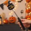 Flashing Halloween Light Party LED Glow Stick for Kids, Spooky Pumpkin Ghost Kids Safe Lighted Up Rod with Spring Holiday Favors Bendable Toy