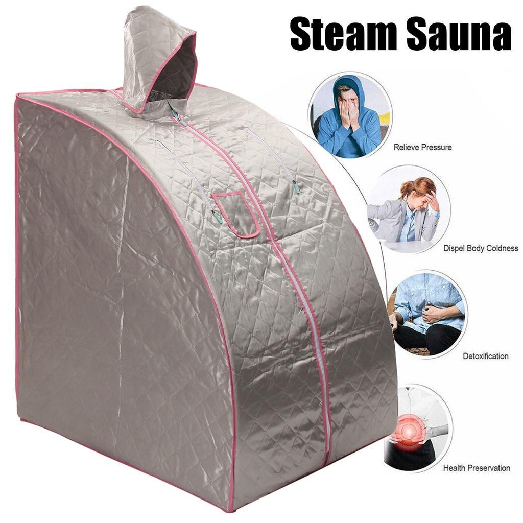 110V/220V Portable Sauna Bag Steam Shower Generator Infrared SPA Loss Weight Calories Burned Sauna Tent Room Shower Cabin