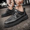 Модные высокопроизводительные кроссовки с круглым носом 37 Лоферы Фирменная обувь Для мужчин Черные ботинки Спортивные лоферы Для спортзала Повседневная обувь Hypebeast
