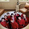 K-pop Group Stray Round Rug for Livingroom,Bedroom, Palyroom, Chair Rug, Area rug, Circle Carpet, Large Size Fan Christmas gift