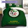 Algeria National Football Team  Pattern Bedding Quilt Set  Home Decoration  Gift (1 * duvet cover + 2 * pillowcase  without core)