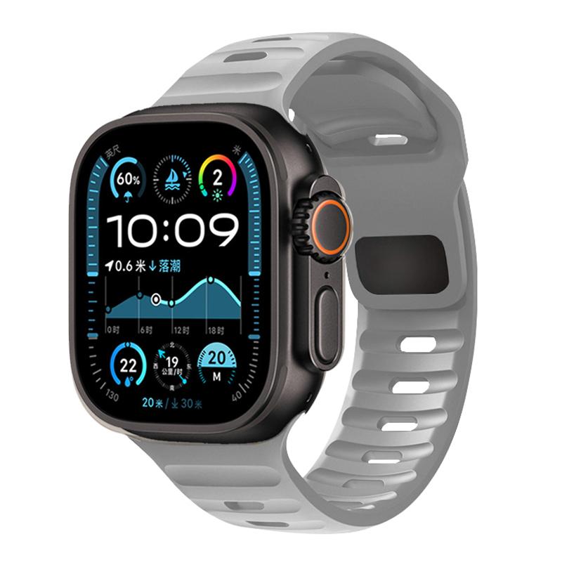 Ремешок Для Apple Watch Браслет 44мм 49мм 45мм 46 42мм 40мм 41мм спортивный Силиконовый браслет correa iwatch Серия 7 6 3 se 8 9 10 ultra 2