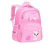 New Korean Primary PU Leather School Bag Fashion Cute Girls With Cute Cat Orthopaedic Waterproof Backpack AVE