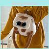 Cat Plush Siamese Backpack Cute Doll Crossbody Bag For Teen Travel School And