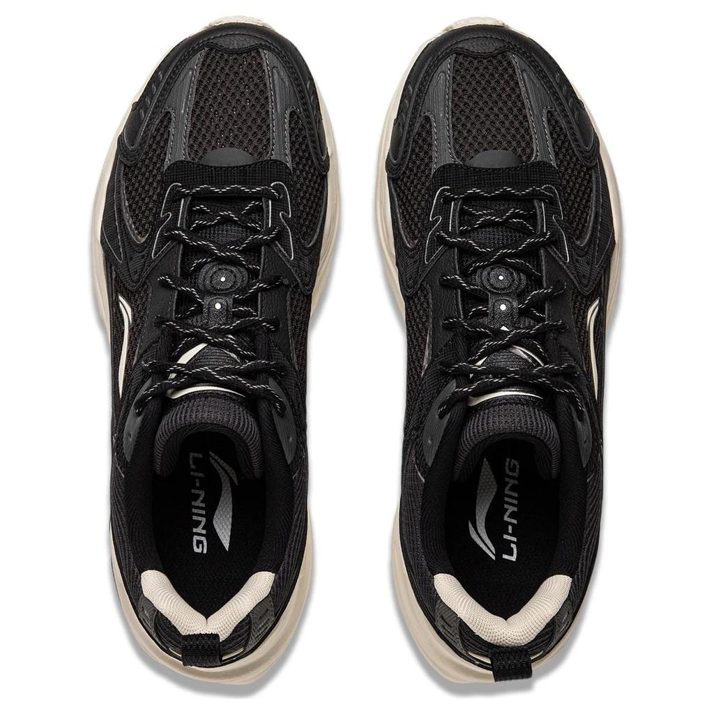 Li Ning Shooting Stars 2K Амортизация Нескользящие Износостойкие Поддержка Низкие Массивные Кроссовки Мужские Черные AGCU329-2