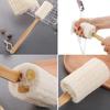 Loofah Back Scrubber  Body Brush Shower Back Brush  Exfoliator Loofah With Long Wooden Handle  Loofah Sponge Body Clean