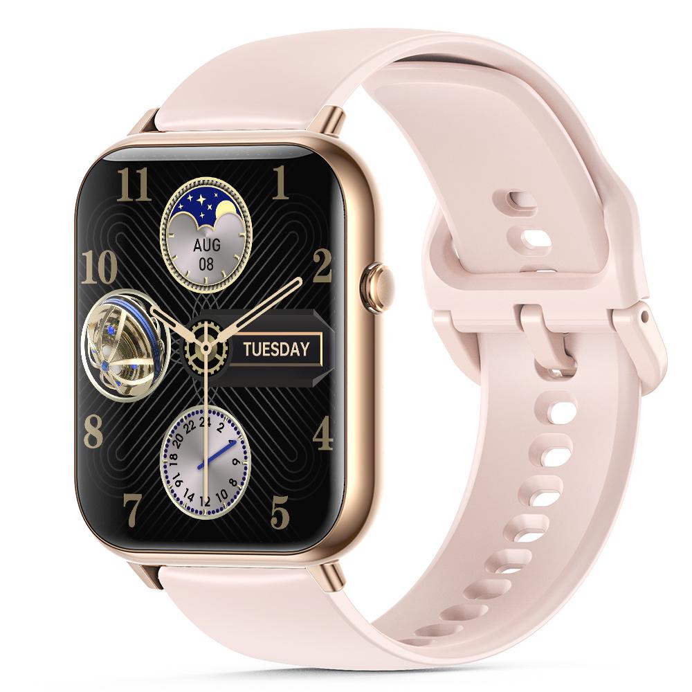 Модные смарт-часы Q19MAX: Мониторинг пульса и кислорода в крови, Bluetooth-звонки, водонепроницаемость IP68