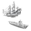 Metal Earth Fascinations Iconx Queen Anne's Revenge Et ICONX USS Theodore Roosevelt Puzzle 3D En Métal