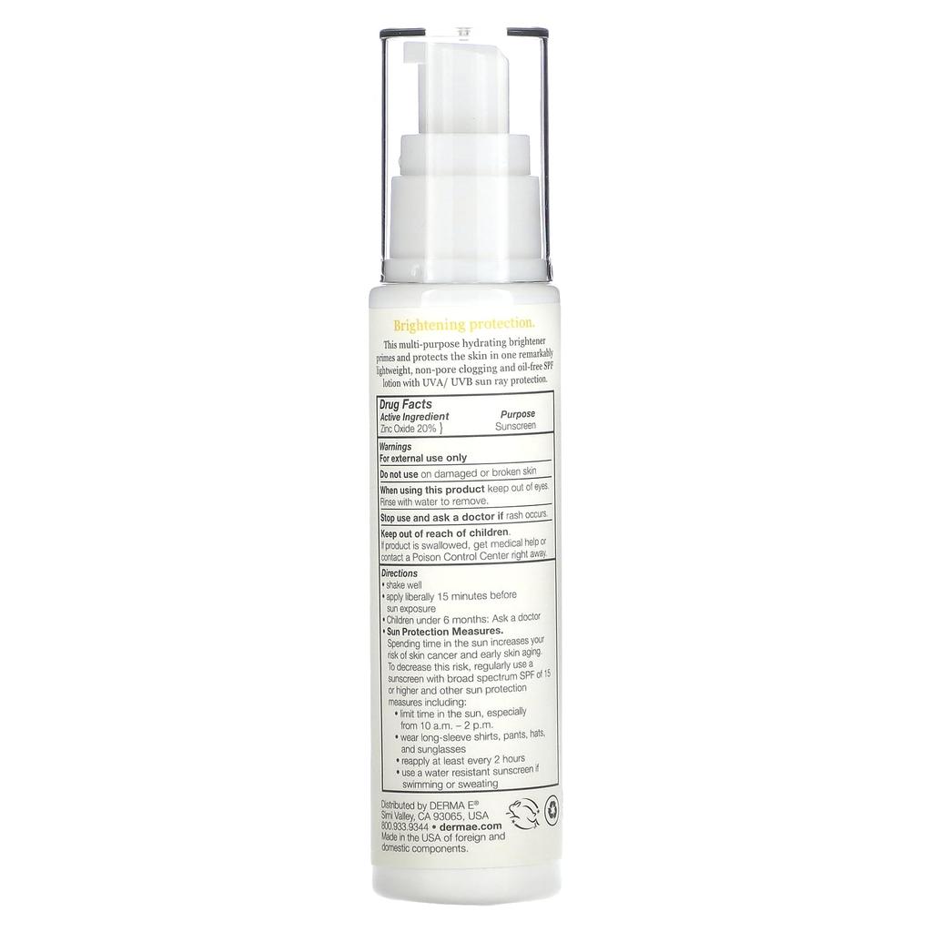 Derma E Vitamin C Weightless Moisturizer, SPF 45, 2 Fl Oz (60 Ml)