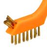 Wire brushes set of 3, 3x7 rows (Brushes made of steel, nylon and brass wire. Brush profiled to increase cleaning efficiency.)