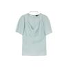 Lap Sheer Halter Blouse As2wb465