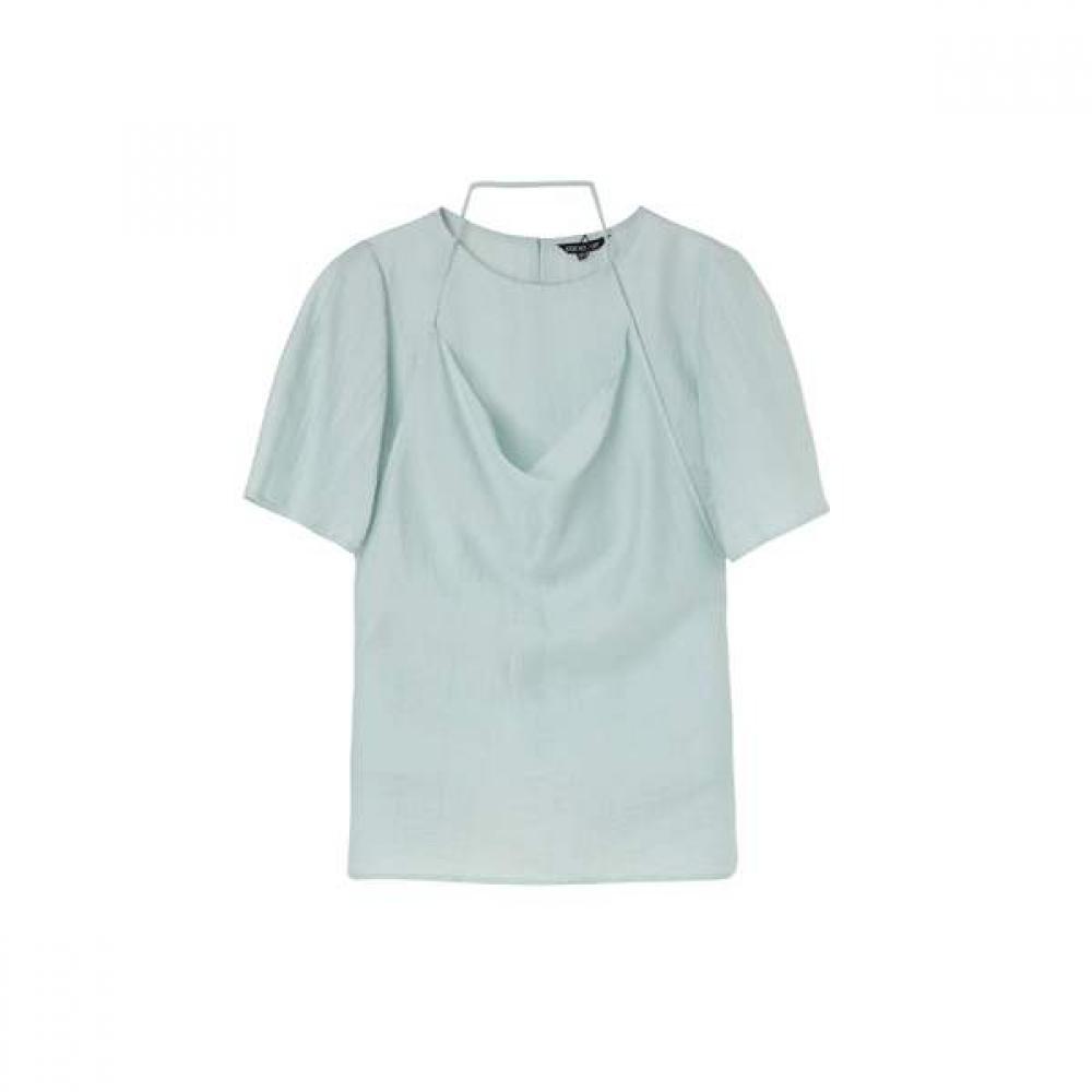 Lap Sheer Halter Blouse As2wb465