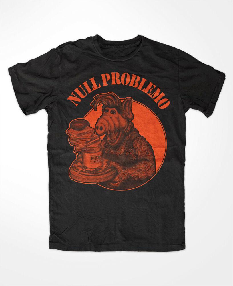 Alf Null Problemo M2 Melmac Ufo Comedy Cult Series Kitty Delicious Cat Et Unisex T-Shirt