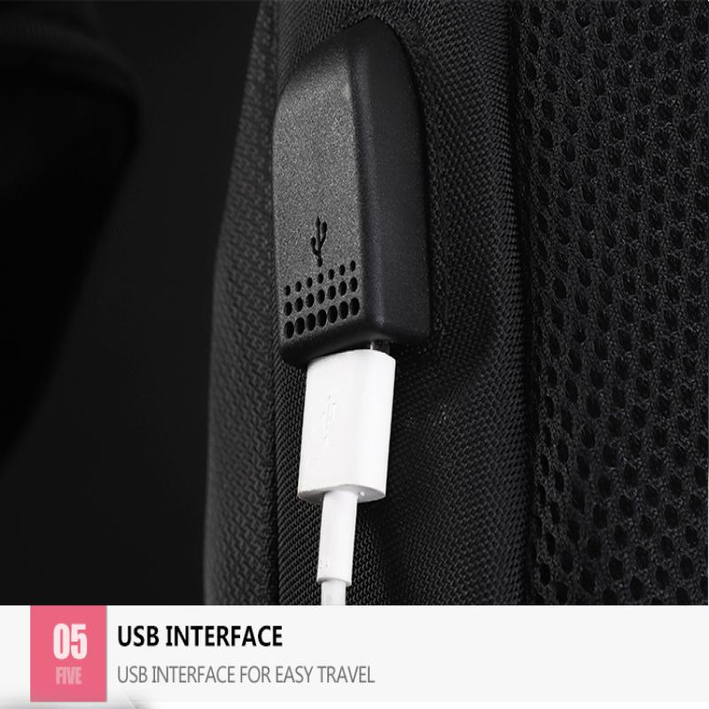 TINYAT новая мужская сумка через плечо с слингом, противоугонная сумка через плечо для 9,7-дюймового планшета, USB-зарядка, водонепроницаемая дорожная сумка-мессенджер, повседневная нагрудная сумка