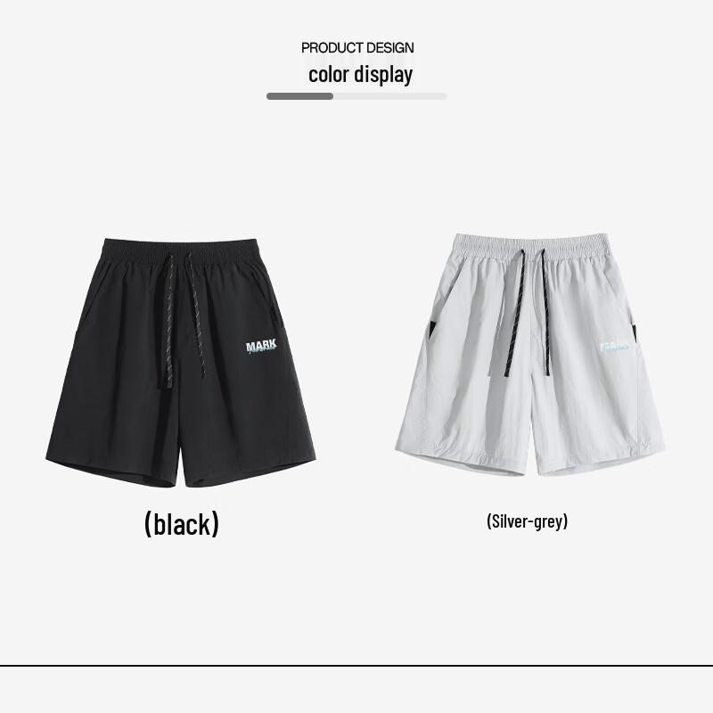 MARK FAIRWHALE Men's Lightweight Cool-Touch Casual Shorts