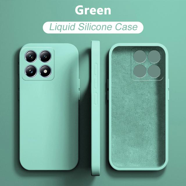 Жидкий силиконовый чехол для телефона XiaoMi 14T 14 T Pro XiaoMi 14T Модный мягкий чехол Жидкий силиконовый чехол Глобальная версия