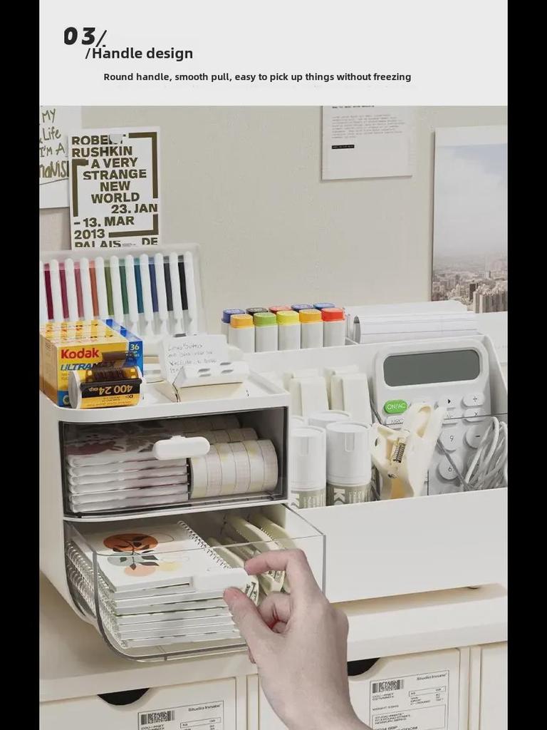 Настольный многофункциональный большой ящик для ручек и подставка для хранения