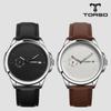 TORSO Кожаные мужские часы Torso T106L Combe с гравировкой, популярные корейские часы