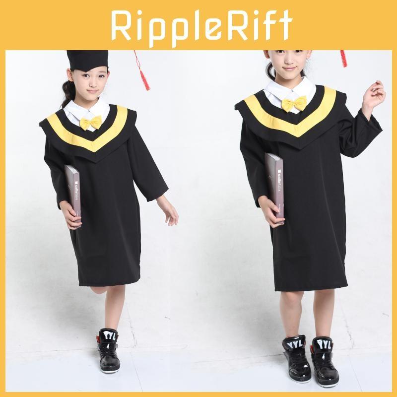 Performance Master Doctoral Gowns Kids Cosplay Costume Halloween Party Gift